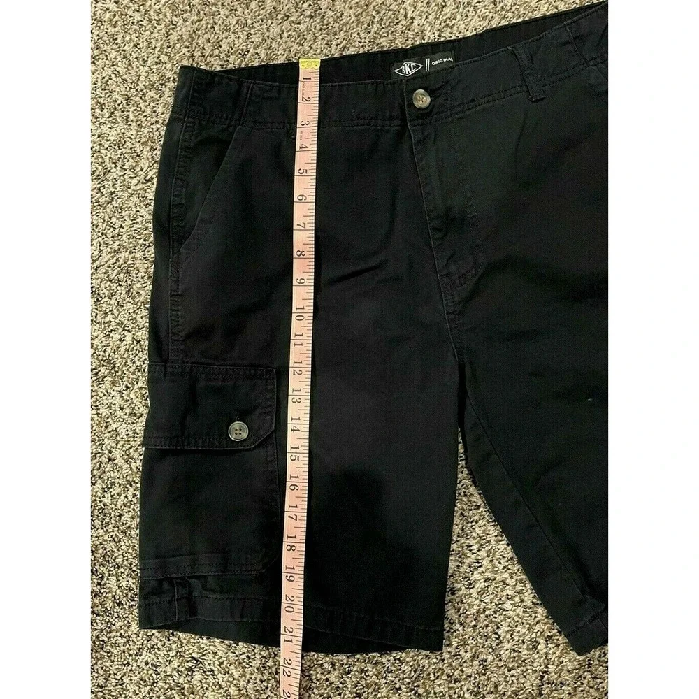 NWOT! BKC Cargo Shorts‎ Men's Size 36 Black Original Pockets Outdoors